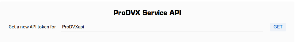 Token prodvx