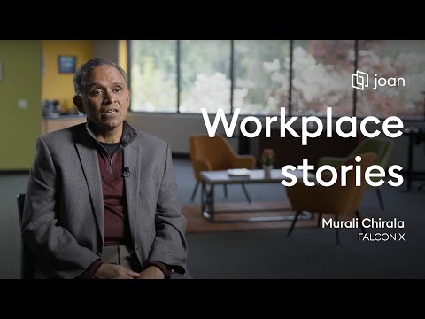 Joan featuring Murali Chirala, CEO &amp; Co-founder at Falcon X in a series of Workplace Stories
