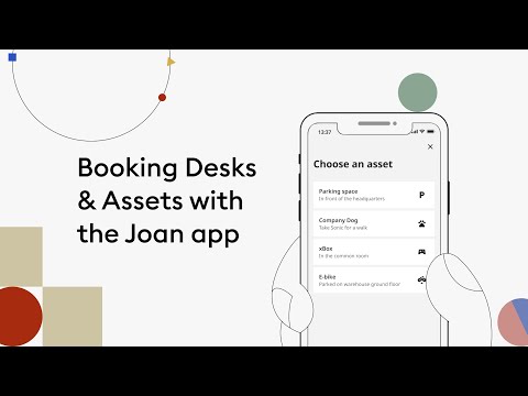 Book desks and reserve any company asset with the Joan app