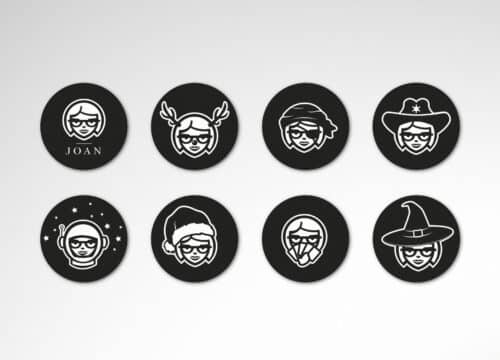 Joan Stickers Are Back. Meet Joan.