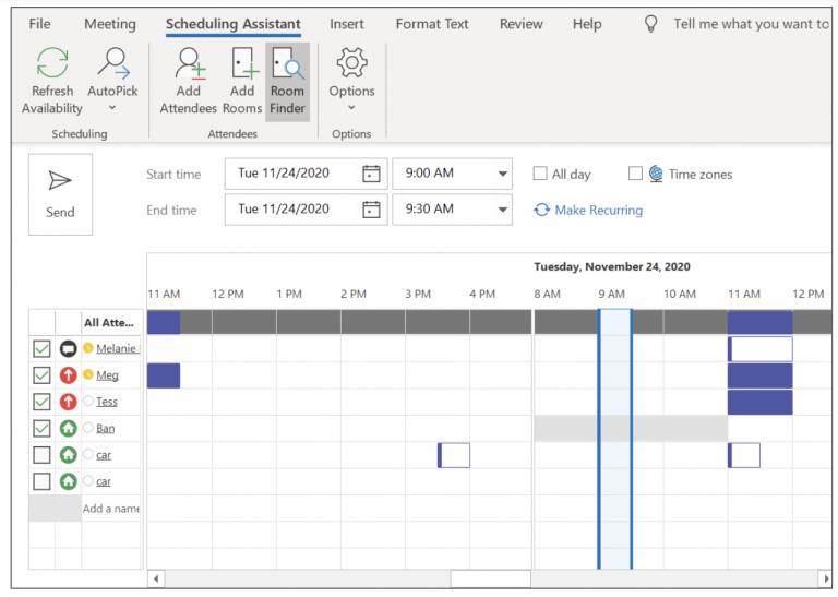 How to schedule a meeting in Outlook Joan