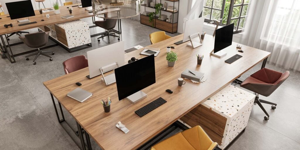 Desk sharing at work (pros and cons) - Joan Workplace