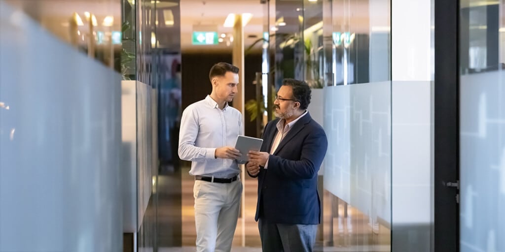 Digital signage employee communication