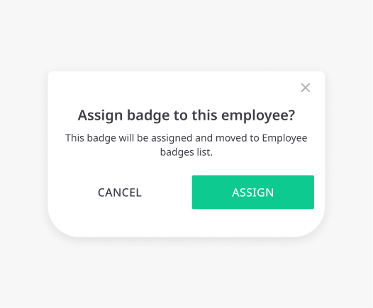 Joan Badge Employee Landing Animation No Roll Out 3