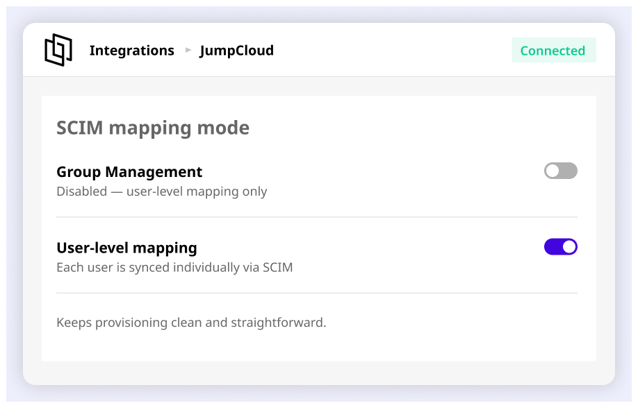 Joan Integrations Jumpcloud 600x380 User Mapping Without Group Complexity